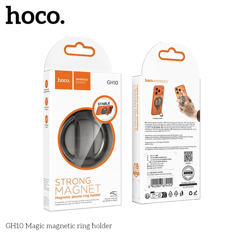 HOCO GH10 Magnetic Ring Holder Stand for iPhone