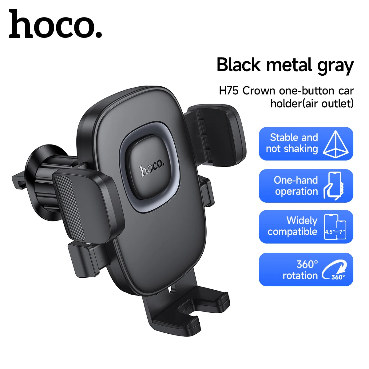 HOCO H75 Automatic Air Vent Car Phone Holder
