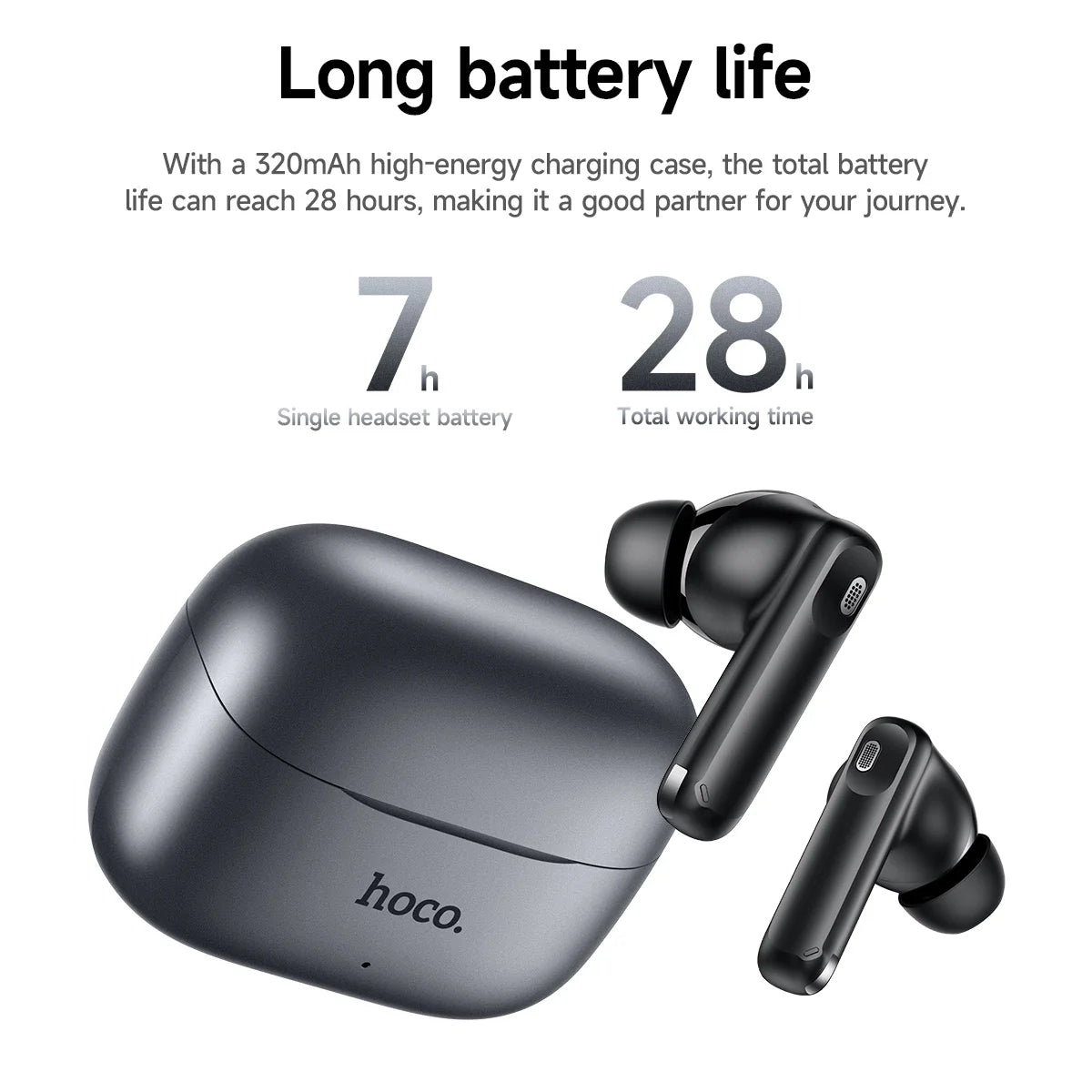 HOCO EQ27 AI Translation ANC & ENC Wireless Earbuds