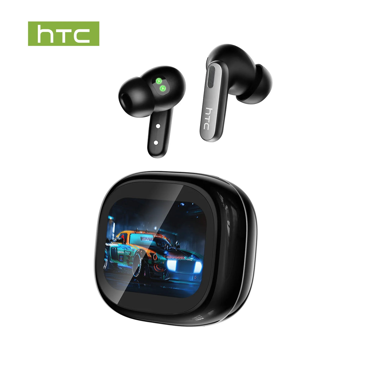 HTC NE46 AI Translation Smart Earbuds with Heart Rate Monitoring