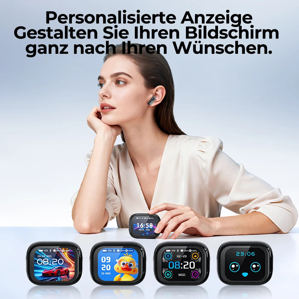 HTC NE68 AI Translation Earbuds with Smart Display