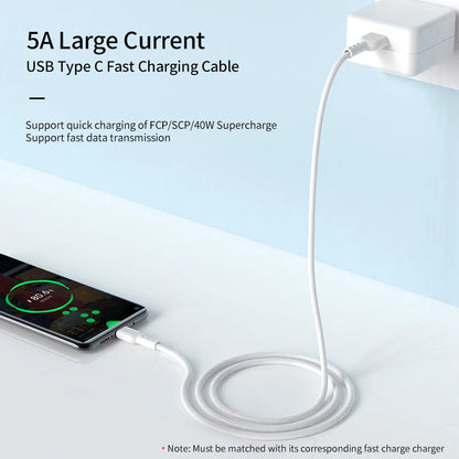 HOCO X33 USB-A to USB-C Fast Charging Cable 5A