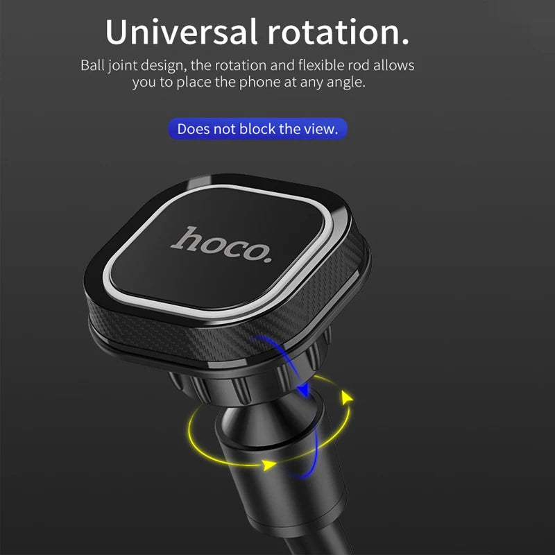 HOCO CA55 Magnetic Car Phone Holder with Strong Suction Cup
