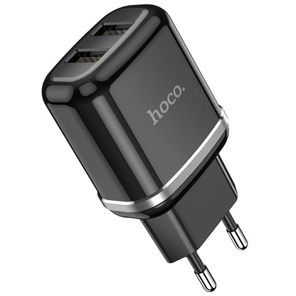 HOCO N4 Dual USB Wall Charger 2.4A – EU Plug