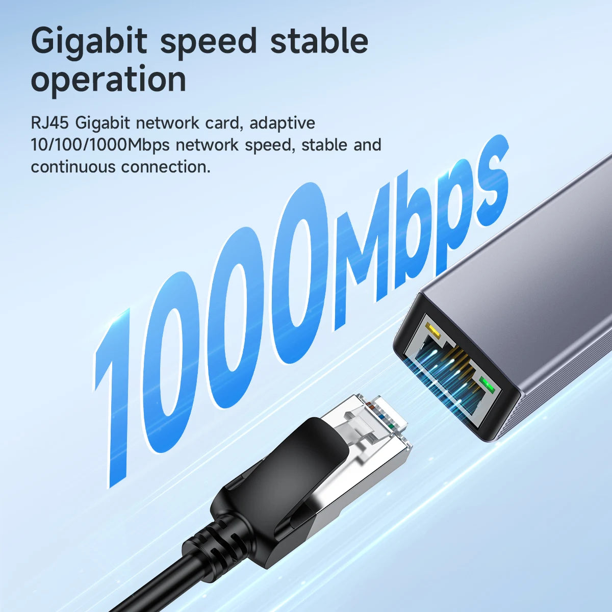 HOCO UA37 USB-C to Gigabit Ethernet Adapter