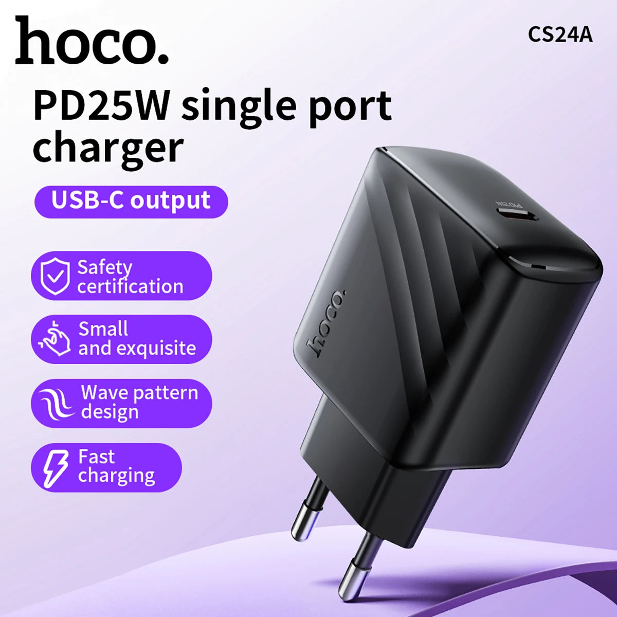 HOCO CS24A TurboCharge PD25W Wall Charger