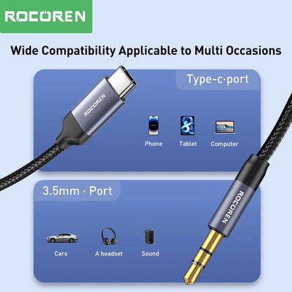 ROCOREN USB-C to 3.5mm AUX Audio Cable