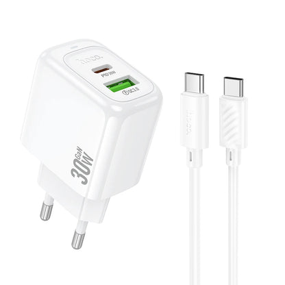 HOCO CS55A Dual Port PD 30W + QC 3.0 Wall Charger