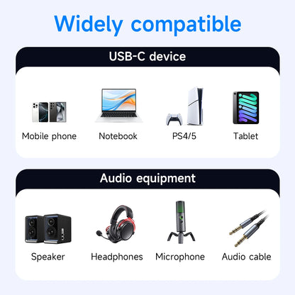 HOCO LS36 USB-C to 3.5mm Audio Adapter with DAC