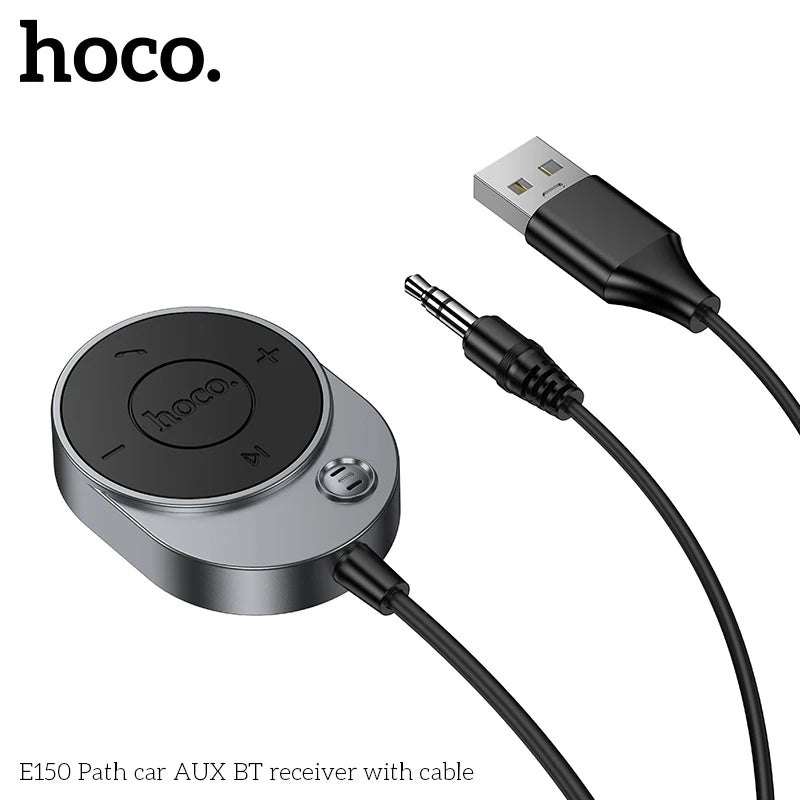 HOCO E150 Bluetooth 5.4 AUX Receiver for Car
