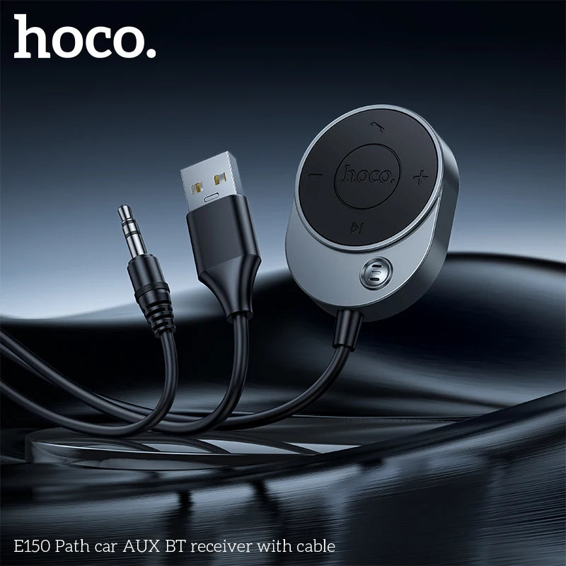 HOCO E150 Bluetooth 5.4 AUX Receiver for Car