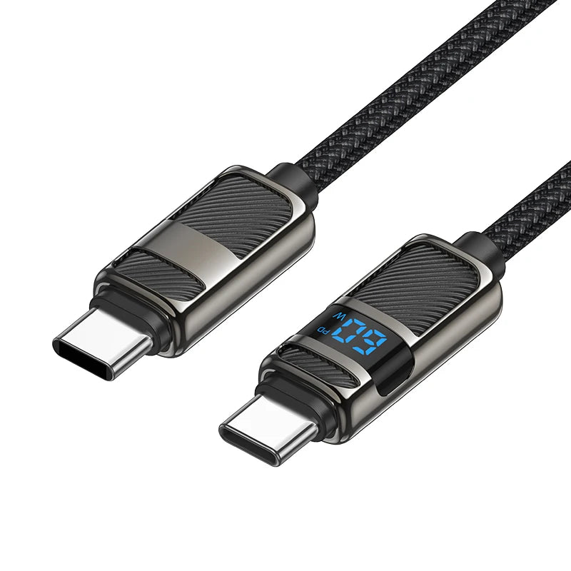HOCO U137 PowerDisplay 60W USB-C Fast Charging Cable
