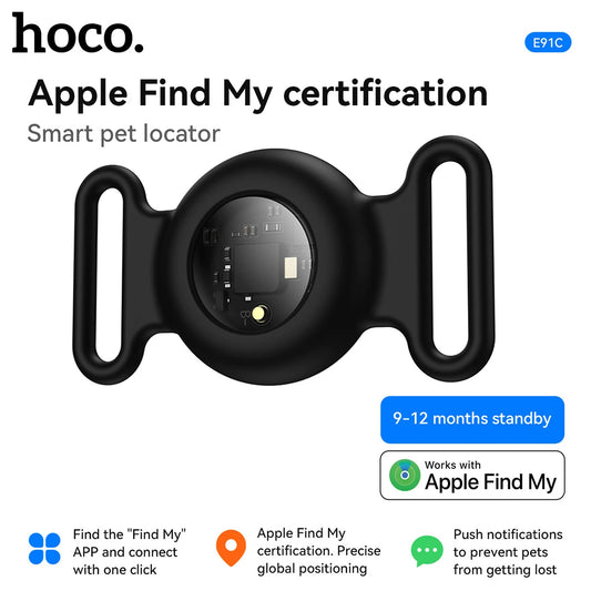 HOCO E91C Smart Pet Tracker with Apple Find My