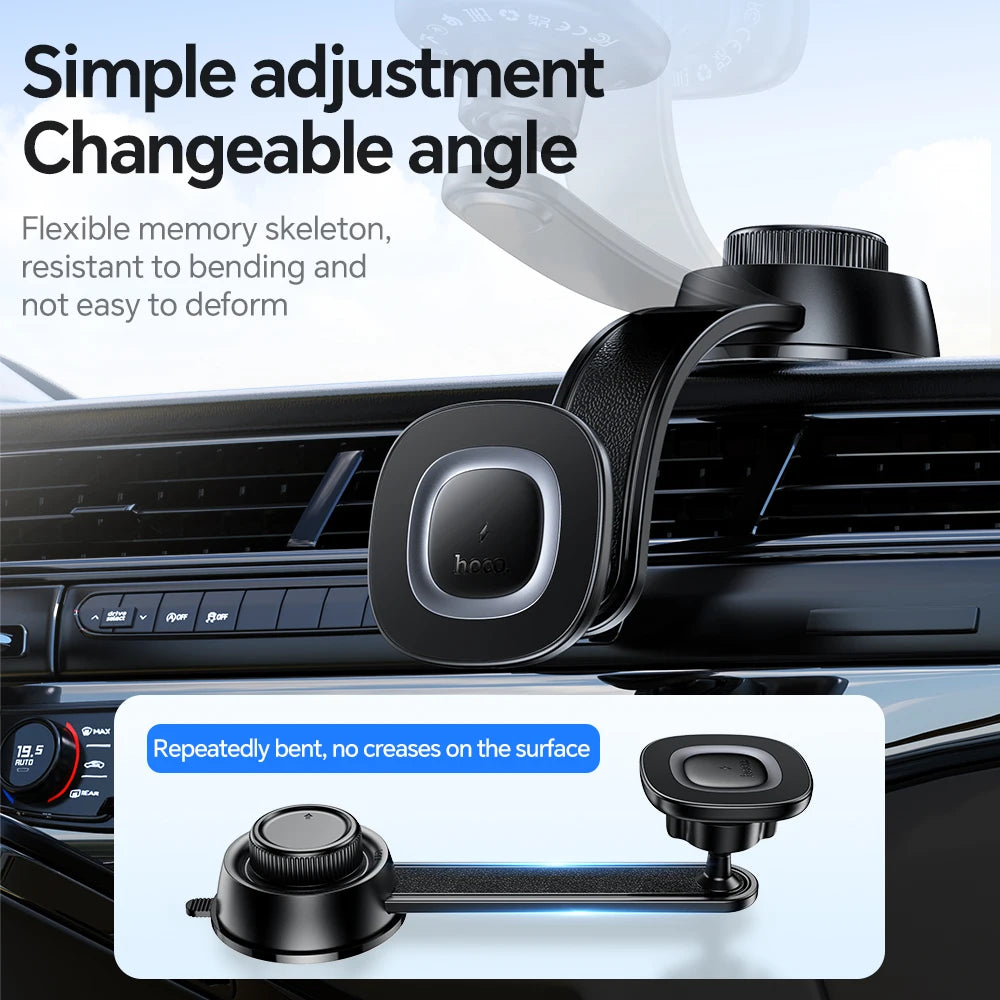 HOCO HW31 Magnetic Wireless Car Charger Mount 15W