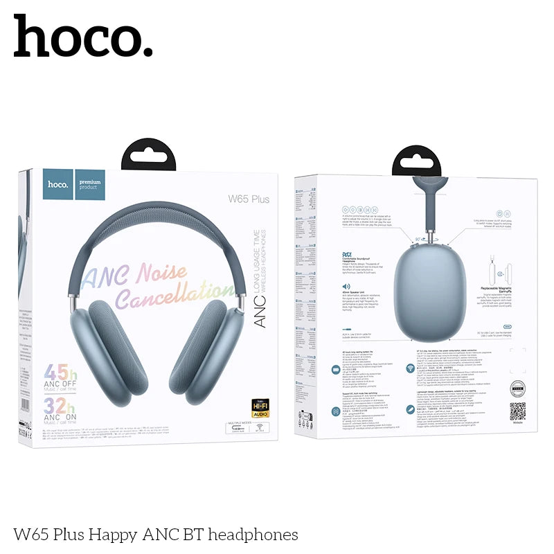 HOCO W65 Plus ANC Wireless Headphones