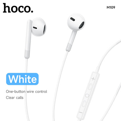 HOCO M109 Wired In-Ear Earphones with Microphone (3.5mm)