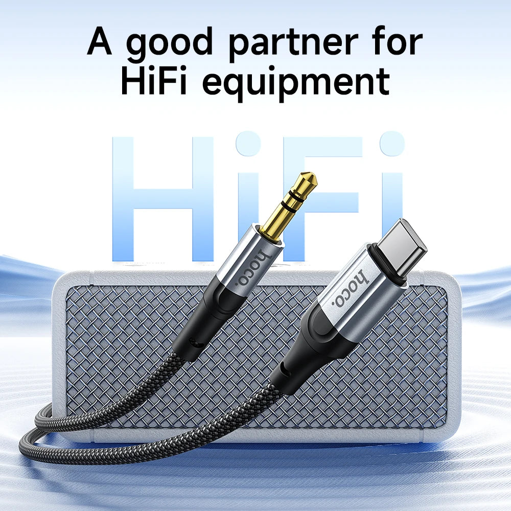 HOCO UPA26 USB-C to 3.5mm Hi-Fi Audio Cable
