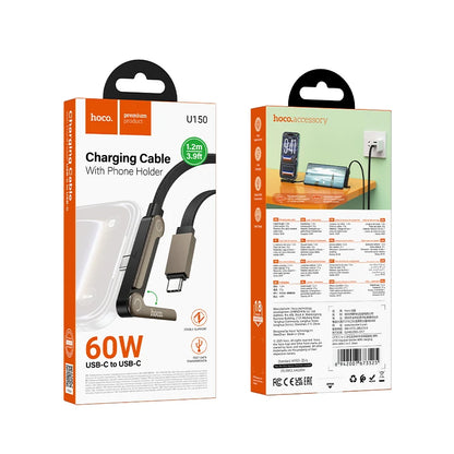 HOCO U150 FlexStand 60W USB-C Charging Cable