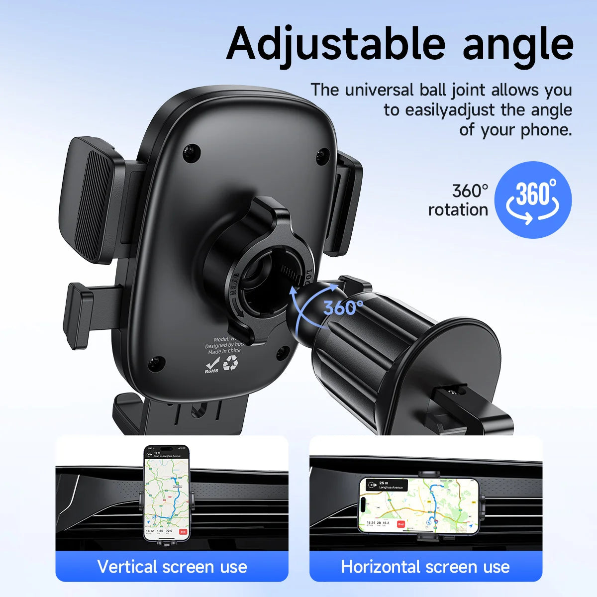 HOCO H75 Automatic Air Vent Car Phone Holder