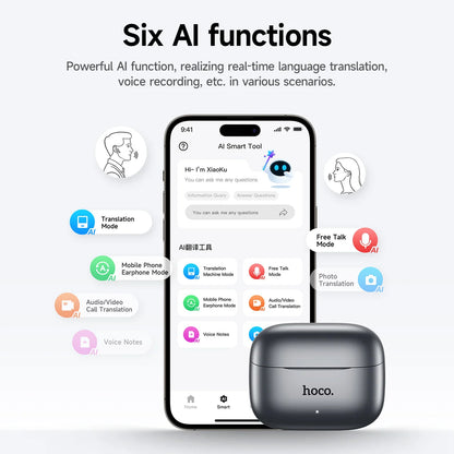 HOCO EQ27 AI Translation ANC & ENC Wireless Earbuds