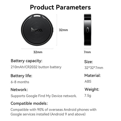 HOCO E96A Smart Tracker for Android (Google Find My Device)
