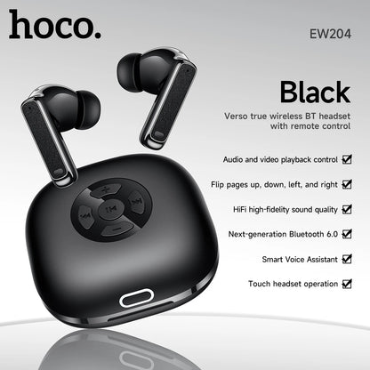 HOCO EW204 Bluetooth Earbuds with Remote Control Case