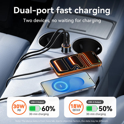 HOCO Z57A TurboDrive PD30W Car Charger