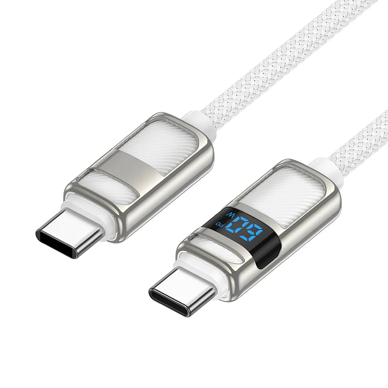 HOCO U137 PowerDisplay 60W USB-C Fast Charging Cable