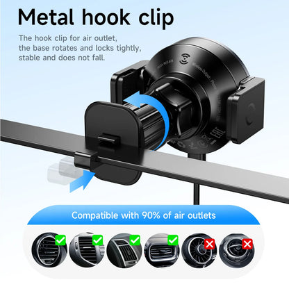 HOCO HW35 Magnetic Wireless Car Charger Mount 15W