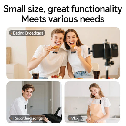 HOCO L20A Wireless Lavalier Microphone for iPhone and Android