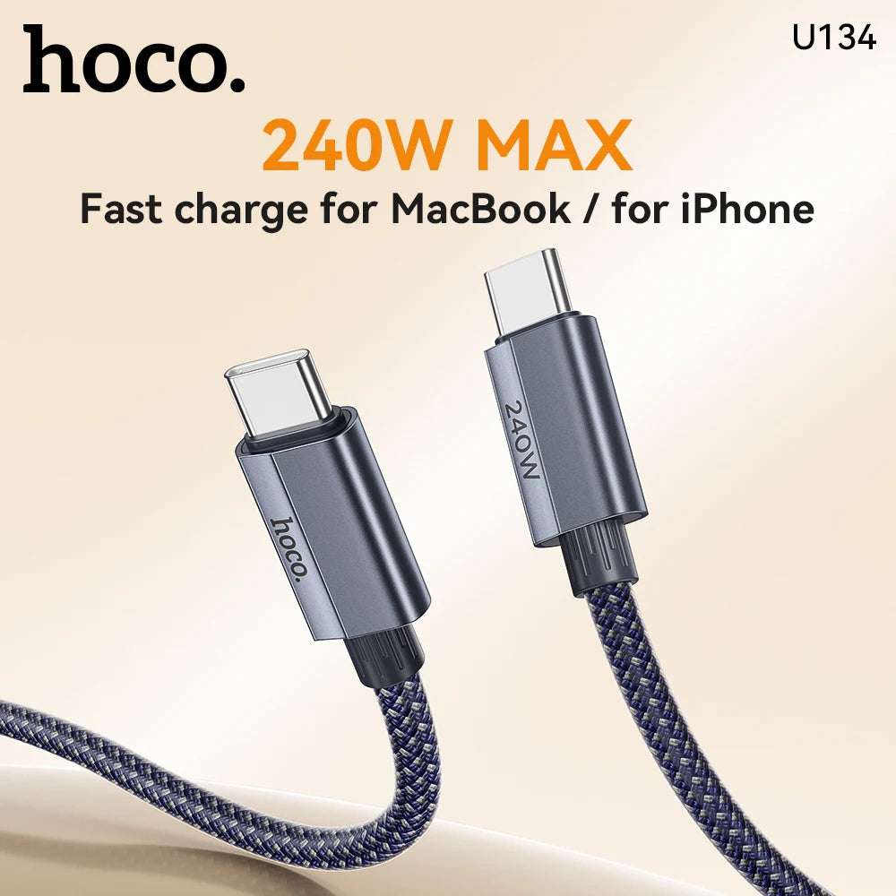 HOCO U134 USB-C to USB-C PD 3.1 Cable 240W