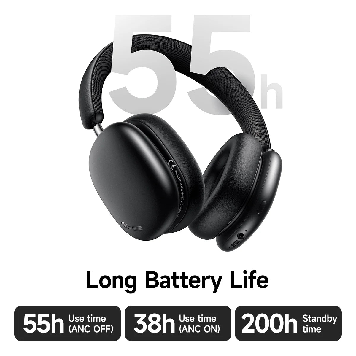 HOCO W63 ANC Wireless Headphones with App Control
