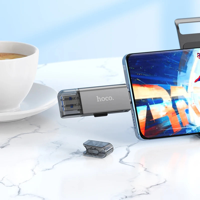 HOCO HB39 USB-C 3.0 SD & microSD Card Reader