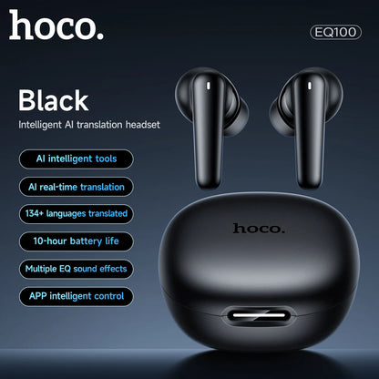 HOCO EQ100 AI Real-Time Translation Earbuds