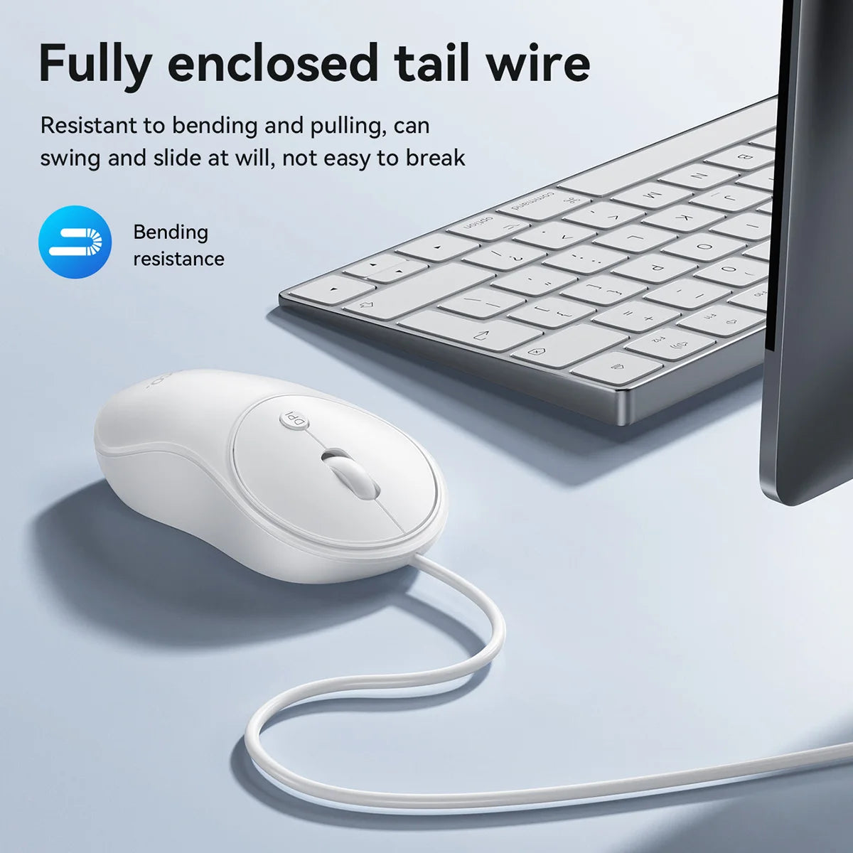 HOCO GM13 Silent Wired USB Mouse 1600 DPI