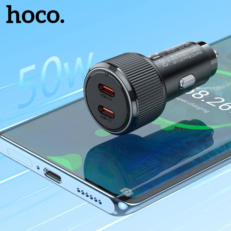 HOCO NZ14B DualCharge PD30W Car Charger