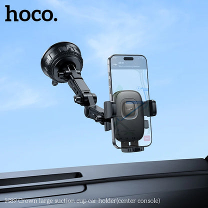HOCO H89 Suction Cup Car Phone Mount with Adjustable Arm