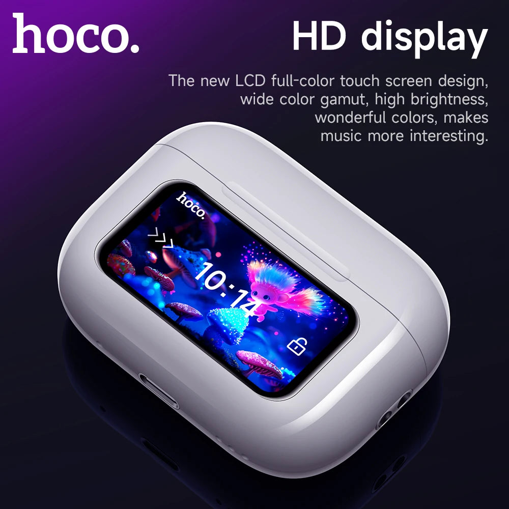 HOCO EW72 Smart Touchscreen ANC Wireless Earbuds