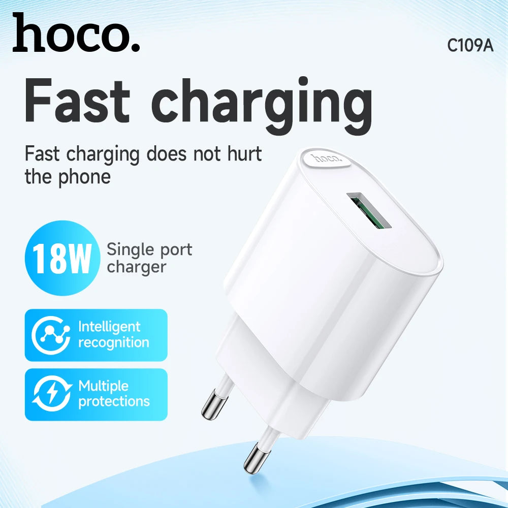 HOCO C109A 18W QC 3.0 Fast Charger | Official – Hoco Official