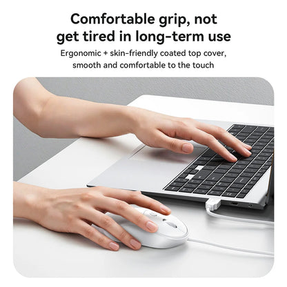 HOCO GM13 Silent Wired USB Mouse 1600 DPI