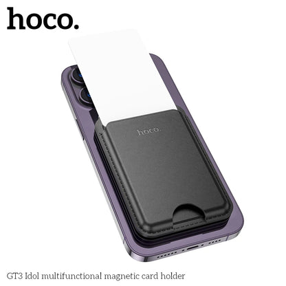 hoco. GT3 Idol multifunctional magnetic card holder on a white background