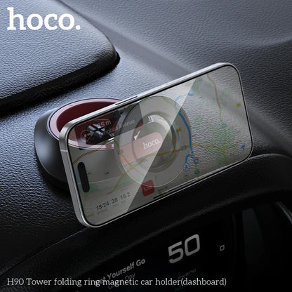 HOCO H90 Foldable Magnetic Dashboard Phone Mount