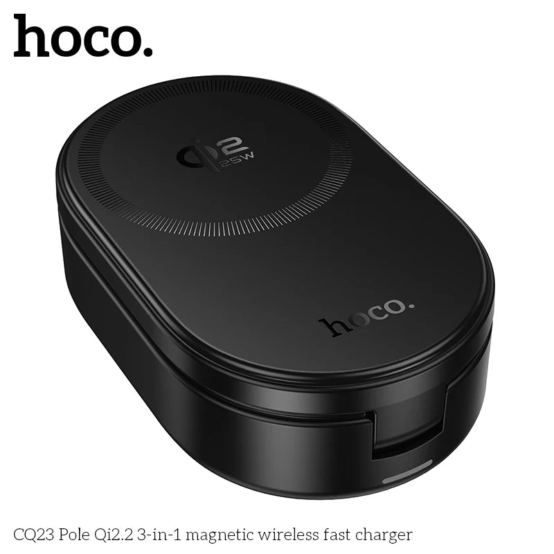 HOCO CQ23 Qi2 3-in-1 Magnetic Wireless Charger