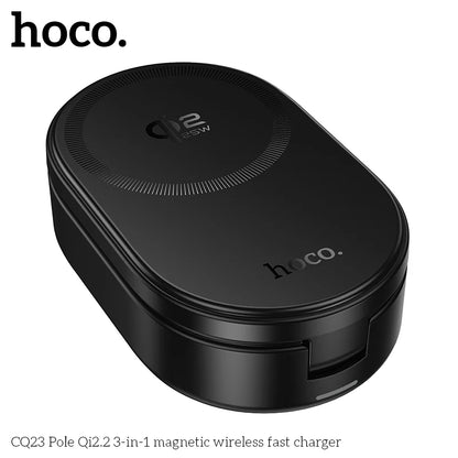 HOCO CQ23 Qi2 3-in-1 Magnetic Wireless Charger