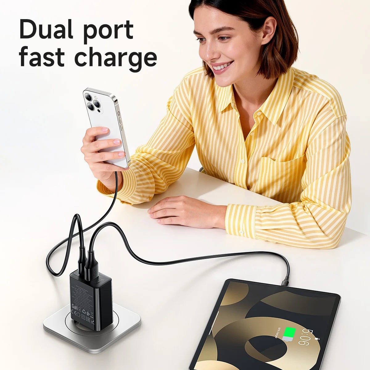 HOCO CS95A GaN 30W Fast Charger Kit with USB-C Cable