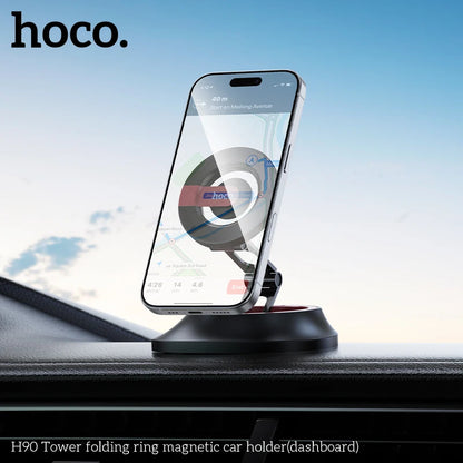 HOCO H90 Foldable Magnetic Dashboard Phone Mount