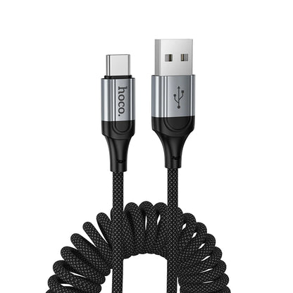 HOCO X121 60W USB-C Spiral Fast Charging Cable