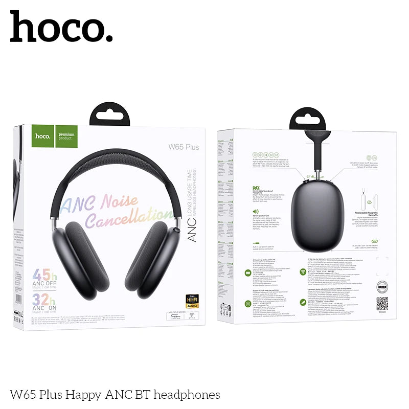 HOCO W65 Plus ANC Wireless Headphones