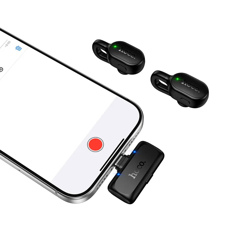 HOCO L27 Dual Wireless Lavalier Microphone for USB-C