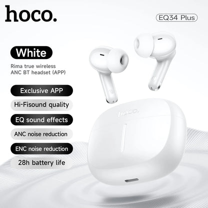 HOCO EQ34 Plus ANC App-Controlled Wireless Earbuds